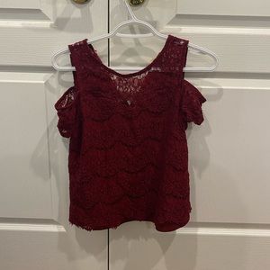 Flower lace top!